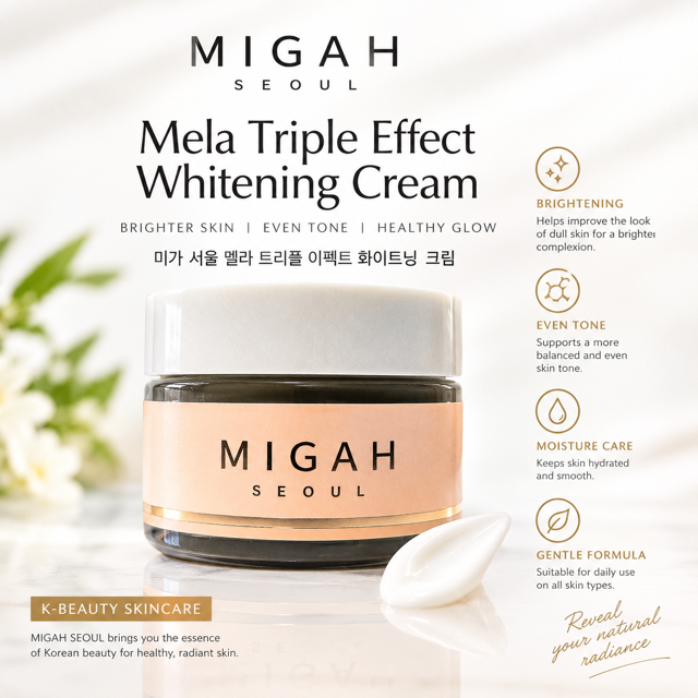 미가 멜라 트리플 이펙트 화이트닝 크림 50g