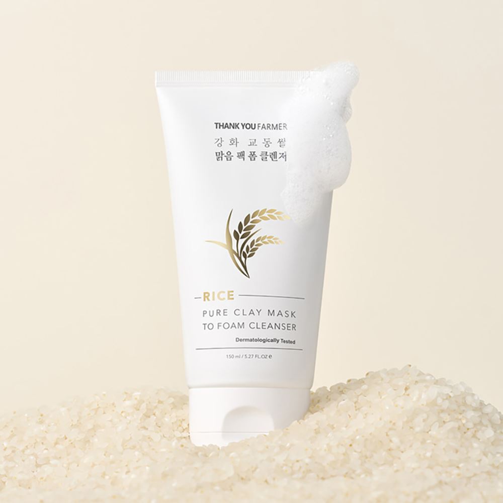 [땡큐파머] 강화 교동쌀 맑음 폼 팩 폼 클렌저 150ml